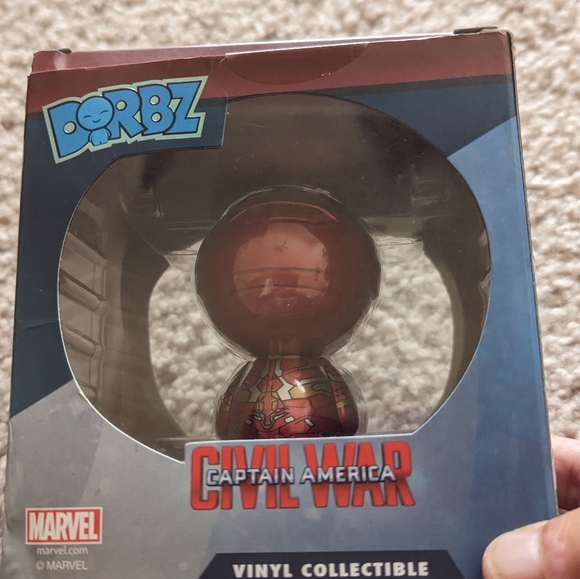 MARVEL DORBZ  FUNKO COLLECTIBLE NEW IN BOX CIVIL WAR CAPTAIN AMERICA MAKE OFFER - Picture 4 of 4